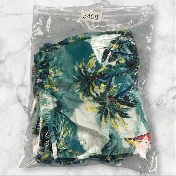 Polo Ralph Lauren's Men's Large Pajama Pants Sleepwear Tropical-Print - Picture 16 of 16